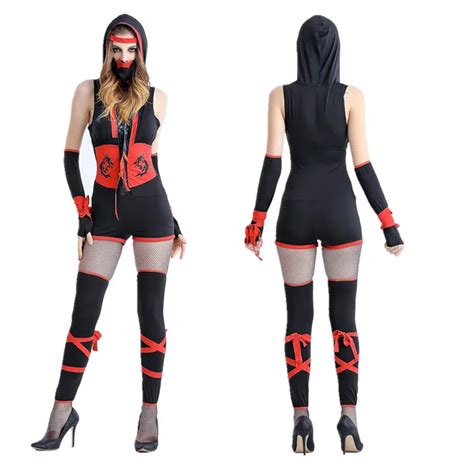 Marvel Ninja Cosplay Mask Black Hooded Costume Assassin Game Cosplay ...