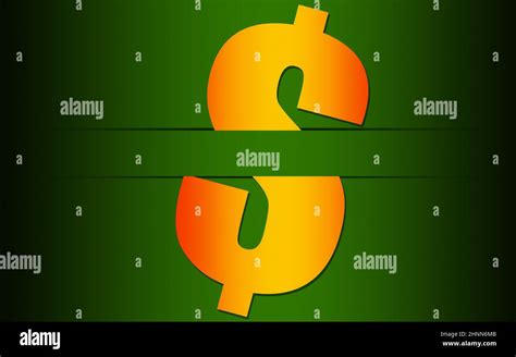 Dollar sign with green background, 3D rendering Stock Photo - Alamy