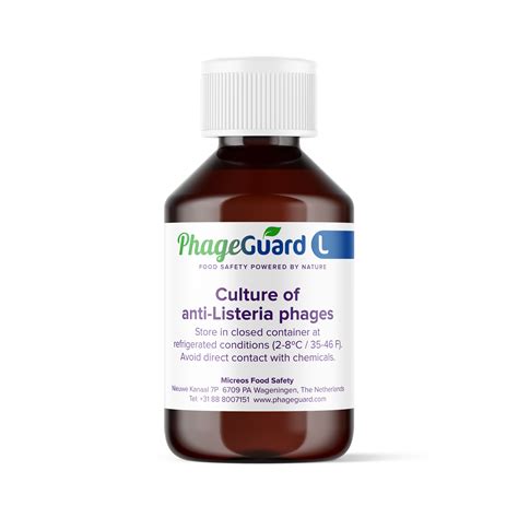 PhageGuard Listex - An Innovative Listeria Treatment - FMCG FMCG