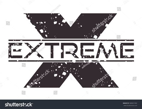 Extreme Vector Logo Design Stock Vector 589651952 - Shutterstock