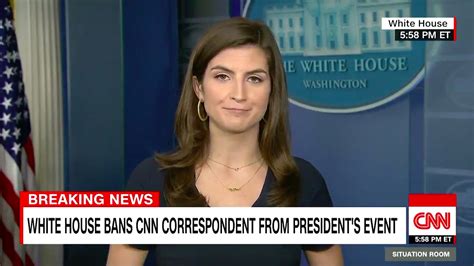 CNN Reporter Kaitlan Collins Banned by White House for Asking Trump ...