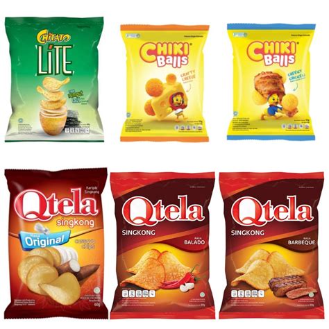 Jual Aneka Makanan Ringan Chiki | Chitato | Qtela | citos | Shopee Indonesia