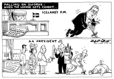 Zapiro tops the list as one of the world's top 10 cartoonists