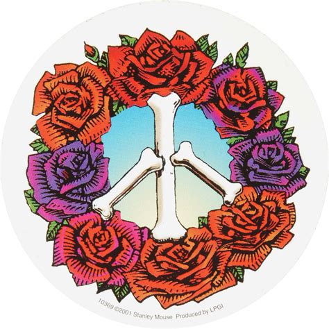 Grateful Dead Sticker - Walmart.com