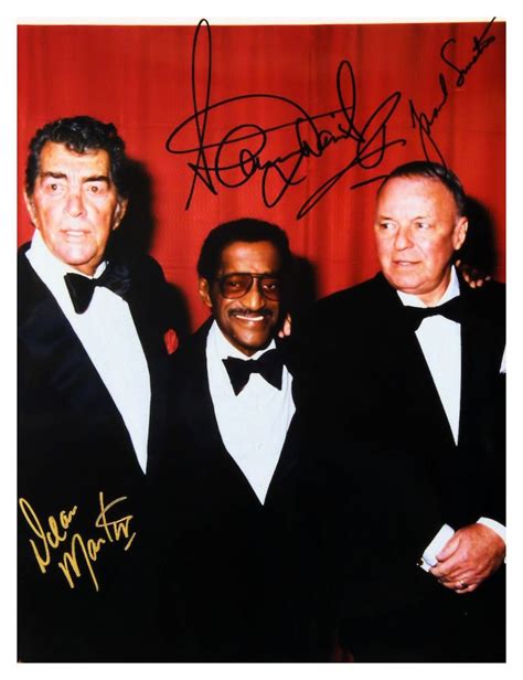 The Rat Pack Signed Photograph, Dean Martin, Sammy Davis Jr.ROCK STAR gallery