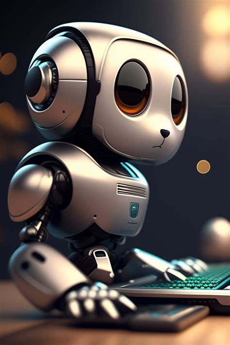 Cute Robots Background