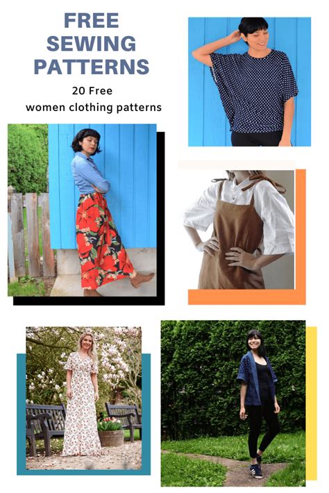 FREE sewing patterns: 20+ clothing patterns for women - On the Cutting ...