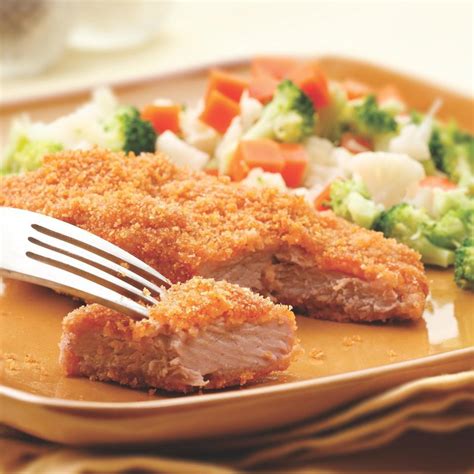 Golden Baked Pork Cutlets Recipe - EatingWell