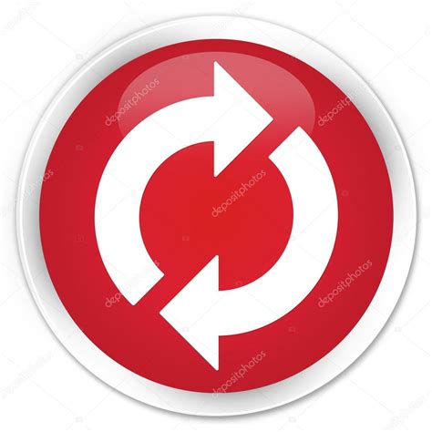 Update icon red button Stock Photo by ©FR_Design 56619703