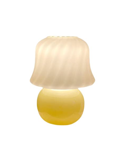 Modern Bauhaus Glass Mushroom Table Lamp | Bauhaus Lamp | KIKI