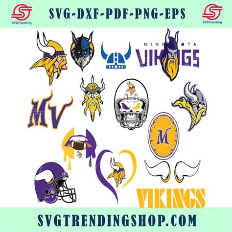 Minnesota Vikings Logo Bundle - SVG