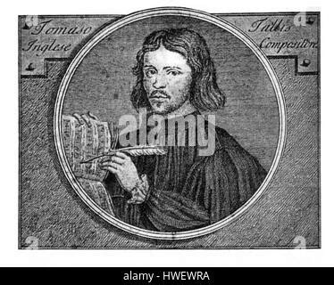 Thomas Tallis, Composer, Portrait Stock Photo, Royalty Free Image ...