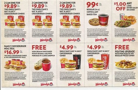 Wendys Coupons 2024 - Alice Brandice