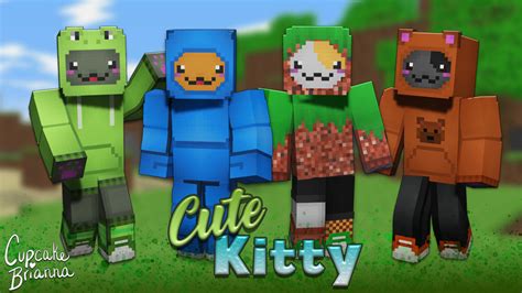 Cute Kitty HD Skin Pack in Minecraft Marketplace | Minecraft