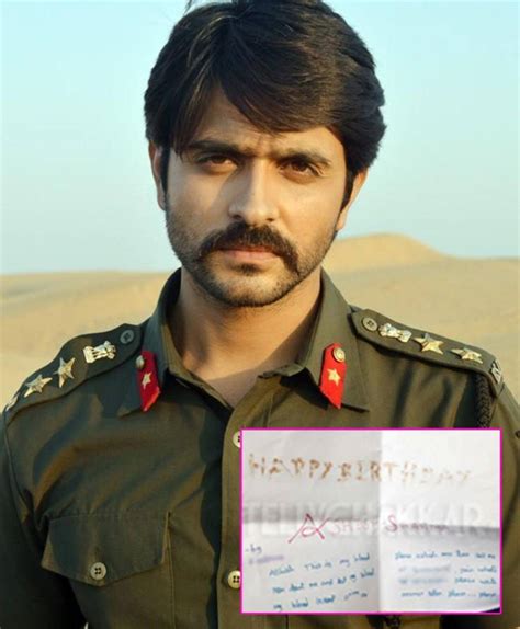 Siya Ke Ram actor Ashish Sharma receives birthday card from a fan ...