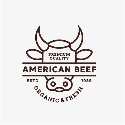 Premium Vector | Beef vector logo illustration