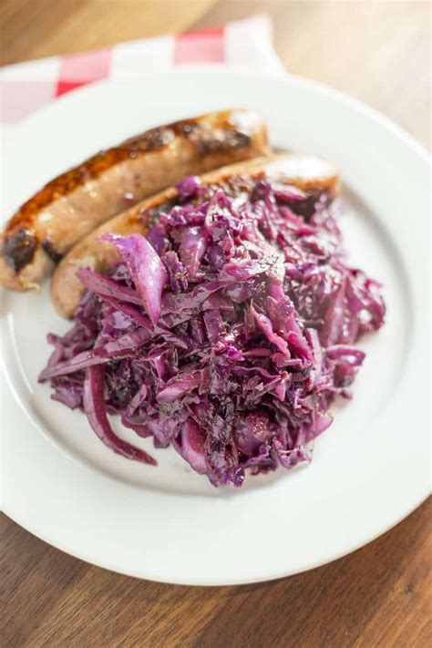 Braised Red Cabbage with Apple Cider Vinegar - Home Sweet Jones