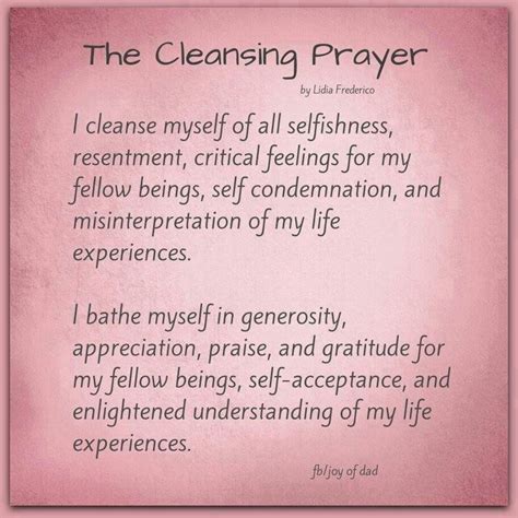 The Cleansing Prayer | Spells, Charms, Pinch of this, Sprinkle of that | Pinterest | Spiritual ...