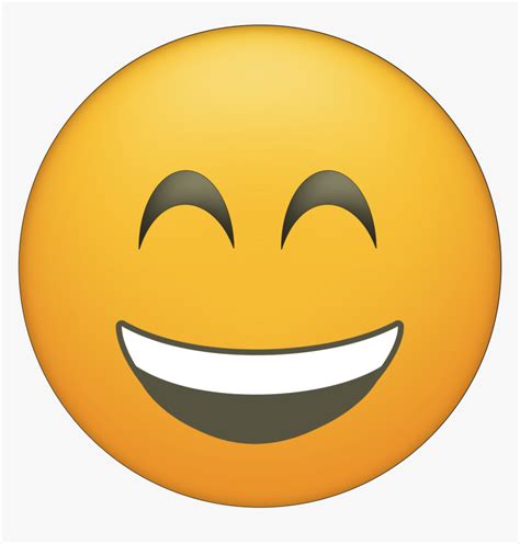 Laughing Face Emoji Printable, HD Png Download - kindpng