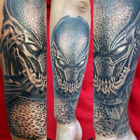 50 Predator Tattoo Designs For Men - Sci-Fi Ink Ideas