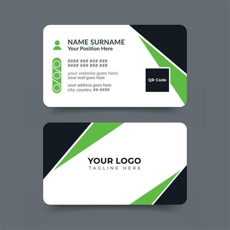 Professional medical business card design template 36033773 Vector Art ...