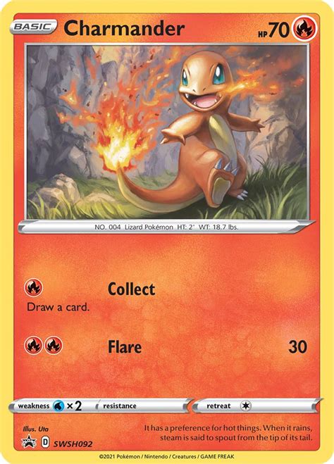 Serebii.net Pokémon Card Database - SWSH Promos - #92 Charmander