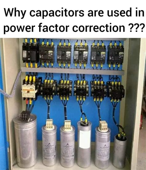 Why capacitors are used in power factor correction? - Mechanical ...