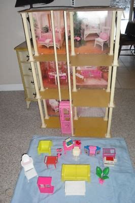 VINTAGE*BARBIE DREAM HOUSE*WITH ELEVATOR AND FURNITURE | #137117559