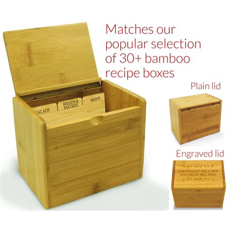 4x6 Tab Dividers Wood - Set of 9 | Divider, 4x6 recipe box, Kitchen gift