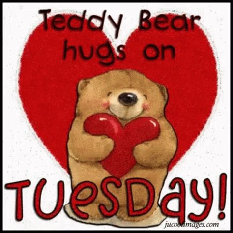 Teddy Bear Hugs GIF - Teddy Bear Hugs Heart - Descubrir y compartir GIFs