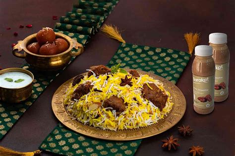 Order Dum Gosht Biryani Serves2 With Free Barakat Dates Smoothie online ...