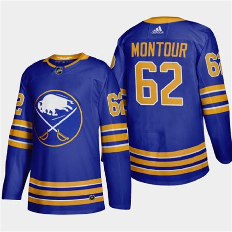 Buffalo Sabres #62 Brandon Montour Men's Navy 50th Anniversary Home ...