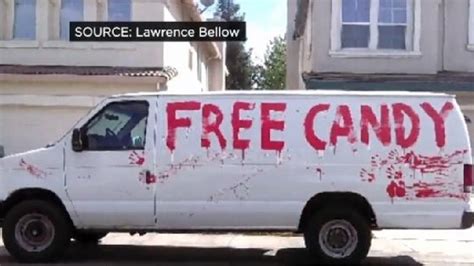 Creepy van with 'Free Candy' written on its side leaves Calif ...