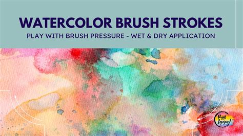 Practice Watercolor Brush strokes - YouTube