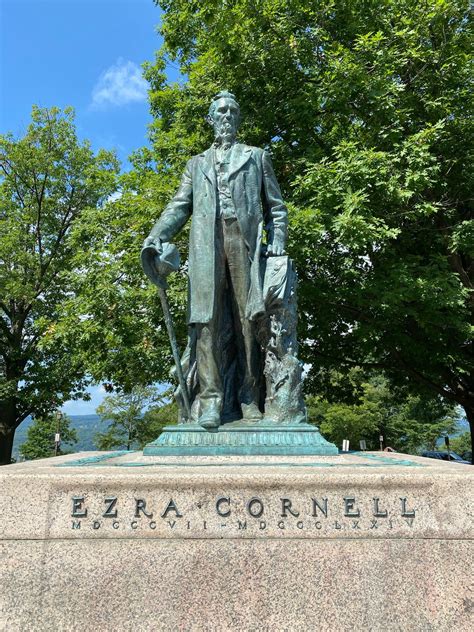 Ezra Cornell Statue, Central Ave, Ithaca, NY - MapQuest