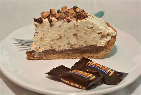 Creamy Heath Bar Cheesecake Pie | Recipe