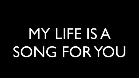 Tom Rosenthal - My Life Is A Song For You (Lyrics) - YouTube Music