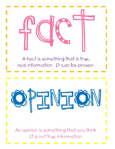 Facts & Opinion