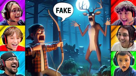 OH DEER! *Hilarious Hunting Game* (FGTeeV 6 Player Family Gameplay ...