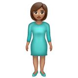 Iphone Woman Standing Emoji - Draw-dome