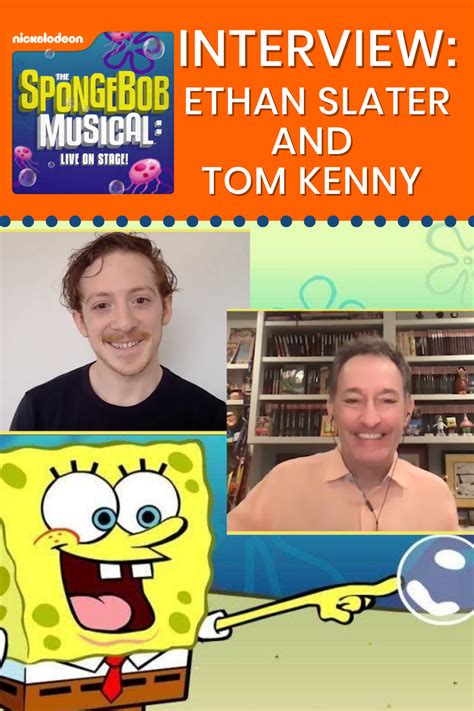 Interview with SpongeBob! Ethan Slater and Tom Kenny Discuss The ...