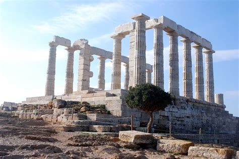 gray concrete landmark #Greece Temple of Poseidon #ancient #Athens # ...