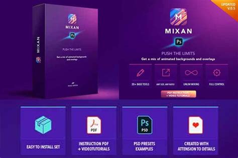 Mixan Photoshop Plugin for Animated Backgrounds Free Download