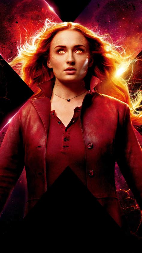 1440x2560 Sophie Turner Dark Phoenix 2019 Movie Samsung Galaxy S6,S7 ...