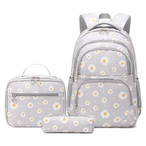 Daisy Bookbag School Backpack for Girls Large Capacity Kids Bags wth ...