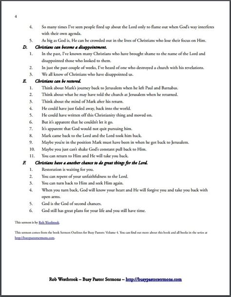 sermon outlines pdf baptist - Maxima Cohn