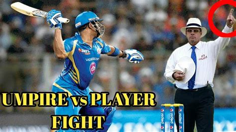 Cricket Umpires vs Players Fights in Cricket || Fight in Cricket - YouTube