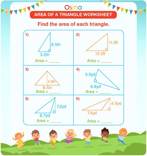 Area Of A Triangle Worksheet | Download Free Printables