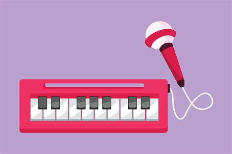 Piano Keyboard Cartoon
