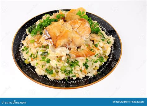 Smoked Haddock Fish Risotto Stock Photo - Image of meat, cuisine: 260512848